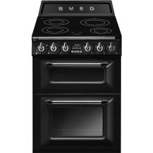 Smeg TR62IBL2 inductie fornuis - zwart - 60 cm. breed