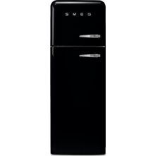 Smeg FAB30LBL5 linksdraaiende retro koelkast - zwart