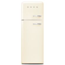 Smeg FAB30LCR5 linksdraaiende retro koelkast - creme