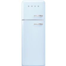 Smeg FAB30LPB5 linksdraaiende retro koelkast - pastel blauw