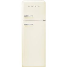 Smeg FAB30RCR5 rechtsdraaiende retro koelkast - creme