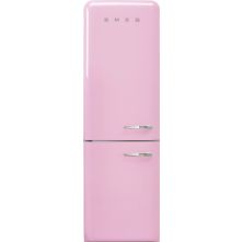 Smeg FAB32LPK5 retro jaren 50 koelkast roze - linksdraaiend