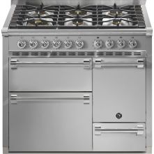 Steel AQ10SFF-D-6W Ascot gas fornuis - 100 cm - combi-stoomoven