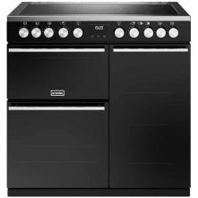 Stoves Precision DX D900Ei RTY BK zwart inductie fornuis