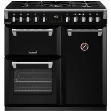 Stoves RICHMOND D900 DF Deluxe zwart gas fornuis