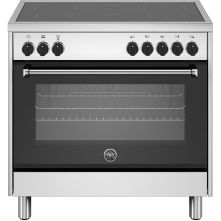 Bertazzoni MPL95I1EXE inductie fornuis - roestvrijstaal