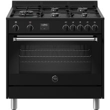 Bertazzoni MPL95L1ENND gas fornuis - zwart