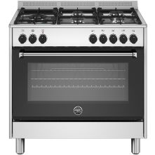 Bertazzoni MPL95L1EXE gas fornuis - roestvrijstaal