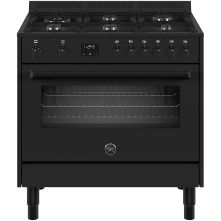 Bertazzoni MPL96L1ETNC gas fornuis - all black