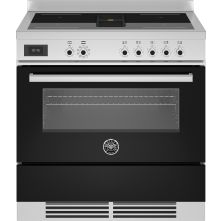 Bertazzoni PROCH94I1ENET inductie fornuis met afzuiging (kookveldafzuiging) - zwart