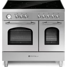 Fratelli VE2920I5FEMIXCR inductie fornuis - 2 ovens - klassiek - rvs