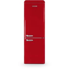 Schneider SCB300VR retro jaren 50 koelkast - rood