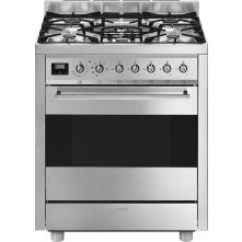 Smeg C7GMXNLK9 fornuis roestvrijstaal - 70 cm. breed