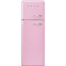 Smeg FAB30LPK5 linksdraaiende retro koelkast - roze