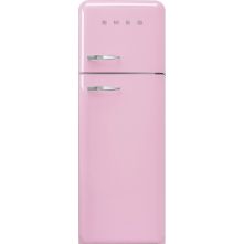 Smeg FAB30RPK5 rechtsdraaiende retro koelkast - roze