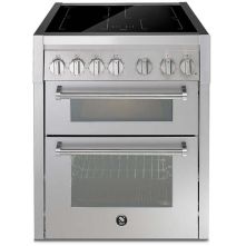 Steel GQ7SF-4I inductie fornuis met dubbele oven - 70 cm breed