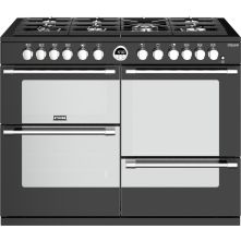 Stoves Sterling S1100 DF Deluxe zwart fornuis