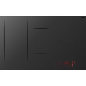 Etna KIF880DS inbouw inductie kookplaat - matzwart - 80 cm. breed