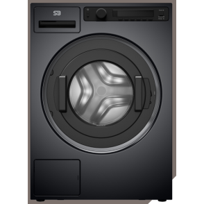 SB Electronics SB8512 professioneel zwarte wasmachine - outlet