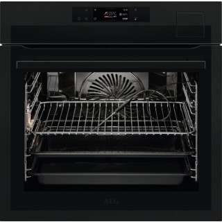 AEG combi-stoomoven inbouw mat zwart BSE798380T