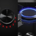 AEG HKB64453NB inbouw gas kookplaat - 4 branders - gas-op-glas