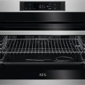 AEG KPE742280M compacte inbouw oven - nis 45 cm - roestvrijstaal