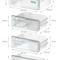 Siemens KI96NNSE0 inbouw koelkast - nis 194 cm - sleepdeur