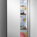 Etna AKV678RVS rvs-look side-by-side koelkast