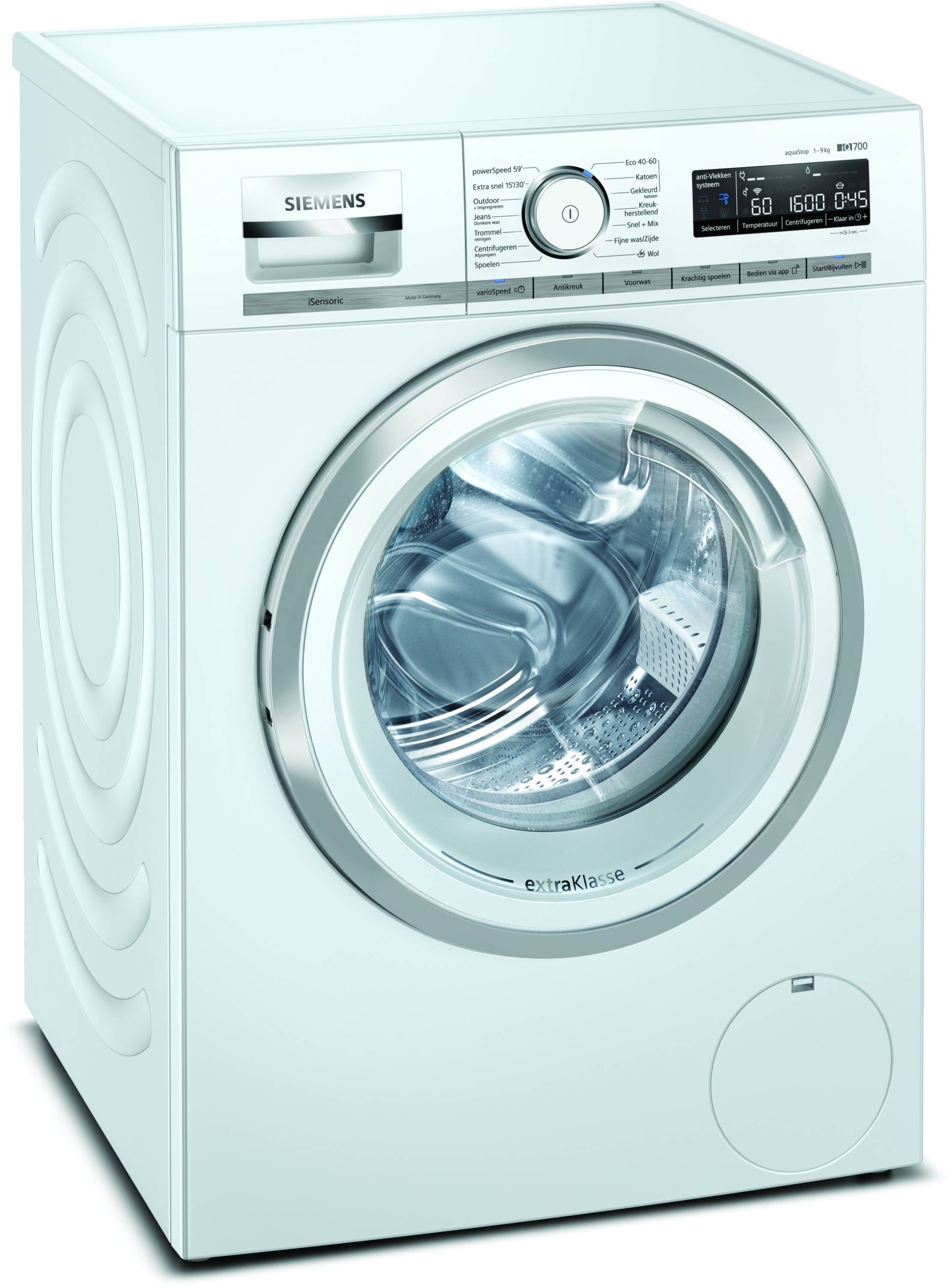 Geheugen Oogverblindend Afspraak WM6HXM90NL Siemens wasmachine, 9 kg. en 1600 toeren