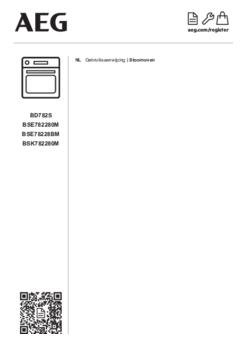 Gebruiksaanwijzing AEG oven inbouw rvs BSE782280M