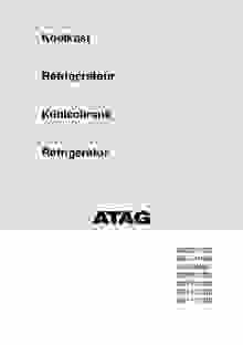 Gebruiksaanwijzing ATAG koelkast inbouw KD67122B