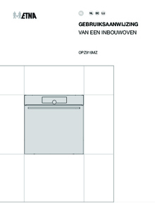 Gebruiksaanwijzing ETNA oven inbouw matzwart OPZ916MZ