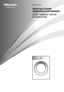 Gebruiksaanwijzing HISENSE wasmachine WF5V943BW BLX