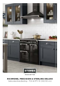 Gebruiksaanwijzing STOVES fornuis inductie Precision DX D1100Ei RTY SS