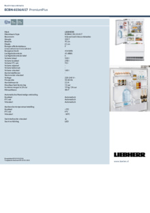 Instructie LIEBHERR barmodel koelkast rvs FKv503 24