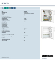 Instructie LIEBHERR koelkast Rci 1620 20