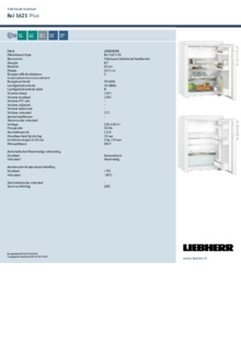 Instructie LIEBHERR koelkast Rci 1621 20
