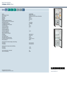 Instructie LIEBHERR koelkast blacksteel CNbda 5723 22