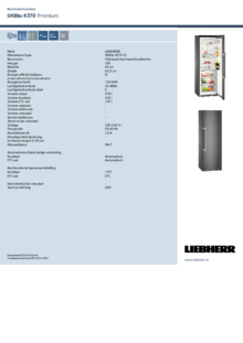 Instructie LIEBHERR koelkast blacksteel SKBbs4370 21