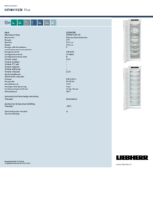 Instructie LIEBHERR koelkast inbouw ECBNe 7870 20