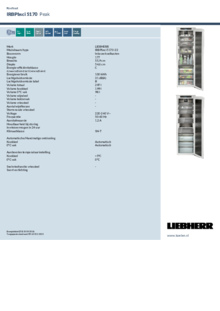 Instructie LIEBHERR koelkast inbouw IRBPbsci 5170 22