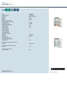 Instructie LIEBHERR koelkast inbouw IRci 3950 62
