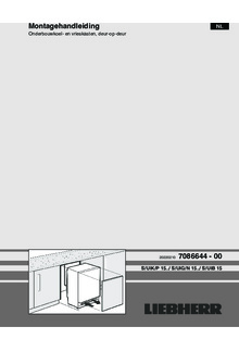 Instructie LIEBHERR koelkast inbouw SUIB 1550 26