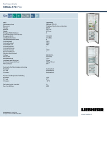 Instructie LIEBHERR koelkast rvs CBNsda 572i 22