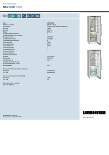 Instructie LIEBHERR koelkast rvs RBsdc 525i 22