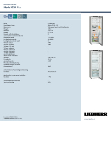 Instructie LIEBHERR koelkast rvs SRsde 5220 20