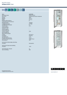 Instructie LIEBHERR vrieskast rvs SFNstd 529i 20