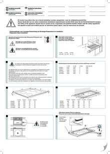 Instructie PELGRIM kookplaat inbouw inductie IK4164ZS