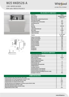 Instructie WHIRLPOOL oven inbouw W7 OM4 4S1 H