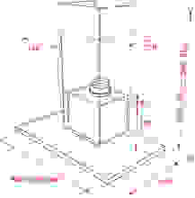Maattekening TEKA afzuigkap wand DSH685